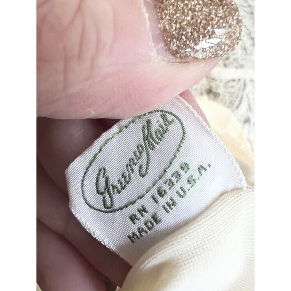 Greenco Maid Vintage Size Large Half Slip Lace Trim Hem Tricot Nylon USA Made - Picture 7 of 7